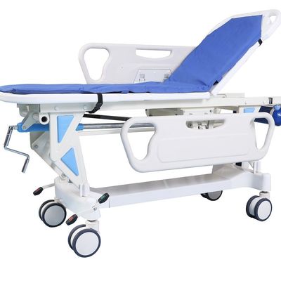 High quality bed medical ambulance transportation stretchers trolley a wheeled stretcher used to transport patients