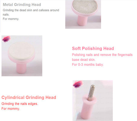 Baby adult Electric Nail Trimmer file Quiet Grinder Nail Care file Cutter polish