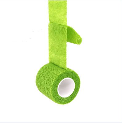 Child Pet sports hand tear able self-adhesive bandage  wholesale puppy dog Cohesive bandage tape green blue bandages