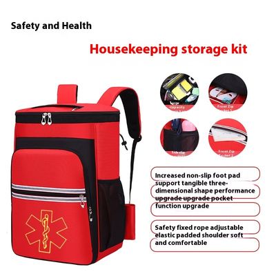 Wholesale Large Capacity Breathable First Aid Backpack for Firefighting Equipment Emergency Medical Bag
