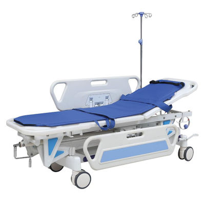 High quality bed medical ambulance transportation stretchers trolley a wheeled stretcher used to transport patients