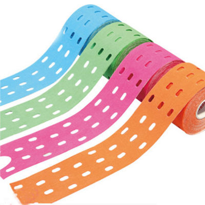 Promotion Water Resistant Kinesiology Hole Sport Tape Cotton Medical