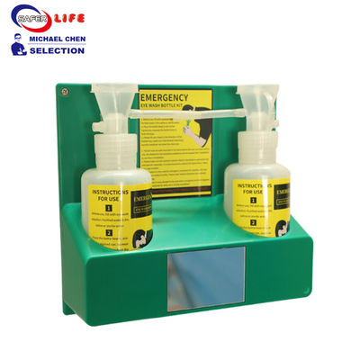 China manufacturer wall mounted eyewash station Portable wall mounted eye wash station with mirror