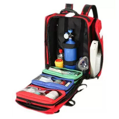 medical Oxygen Cylinder Backpack, First Aid Backpack with 3 small Detachable Portable Zipper Bag,big capacity first aid bag