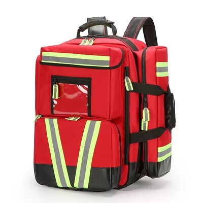 Oxygen Cylinder Large Backpack,Emergency Backpack with 8 Detachable Convenient Zipper Bag,big capacity first aid bag