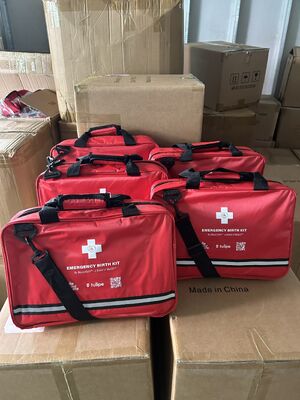 Handheld Shoulder Strap Disposable Medical Emergency Birth Kit,Emergency Birth Kit,already accommodated 19 medical Accessories & Birth delivery Kit