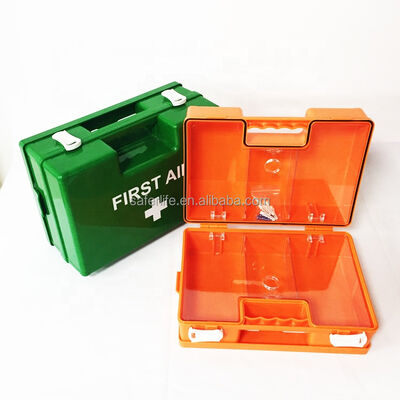 50 Person First Aid Kit 30 Person Supplies OSHA ANSI First Aid Box Workplace Office School Wall Mounted Box White Green Orange